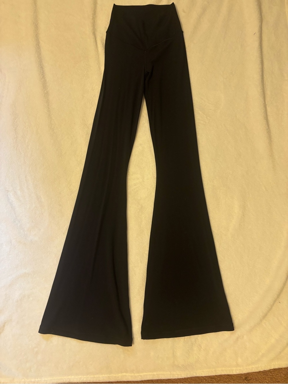 aerie Black High-Waist Flared Leggings